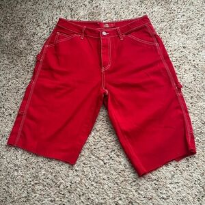 RAD ALTERNATIVE RED DICKIES CARPENTER SHORTS